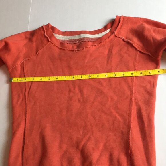 U.S. Apparel Raglan Raw Edge lightweight Sweatshirt Sz Medium - Picture 7 of 13